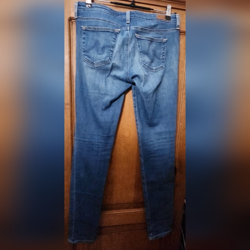 Ag Super Skinny Jeans Leggings Size 29R - Picture 2 of 8